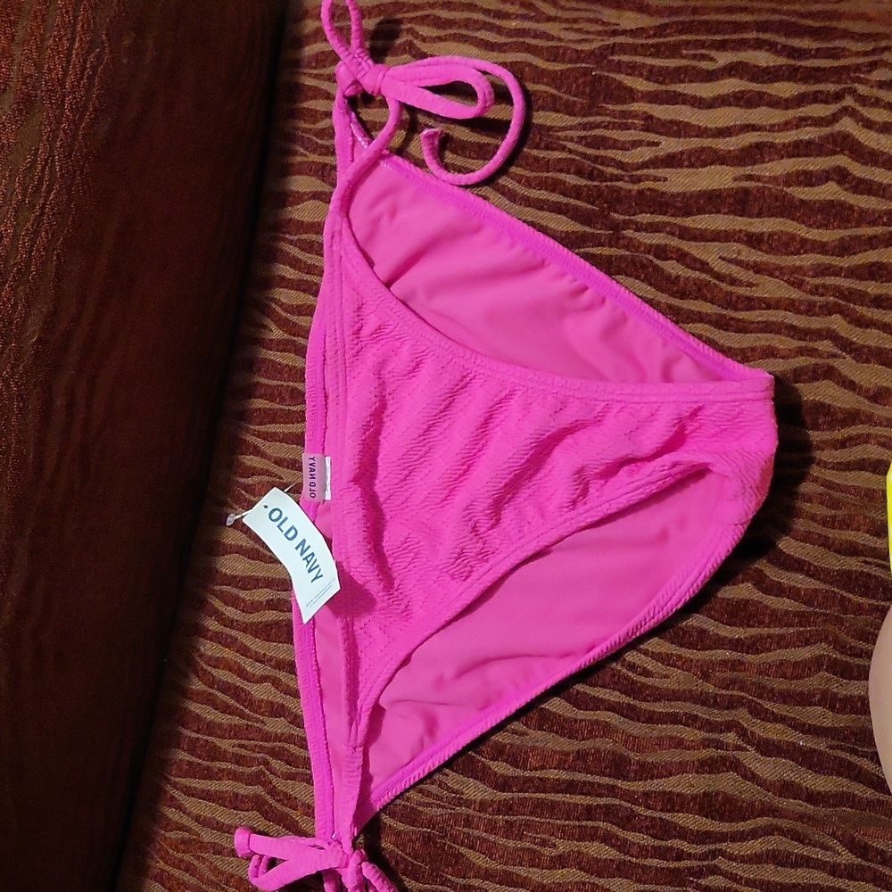 Old navy bikini bottom bathing suit swimsuit size M brand new
